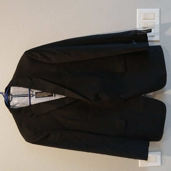 Tommy Hilfiger Other - Nwt Tommy Hilfiger Wool Men's Black Adams Blazer Classic Tailored Trim Fit
